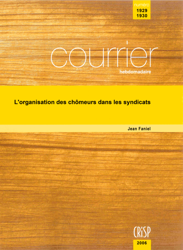 Une bonne synthèse de la thèse de Jean Faniel a été publiée dans un Courrier hebdomadaire du CRISP (n° 1929-1930) malheureusement épuisé mais heureusement disponible sur cairn.info.