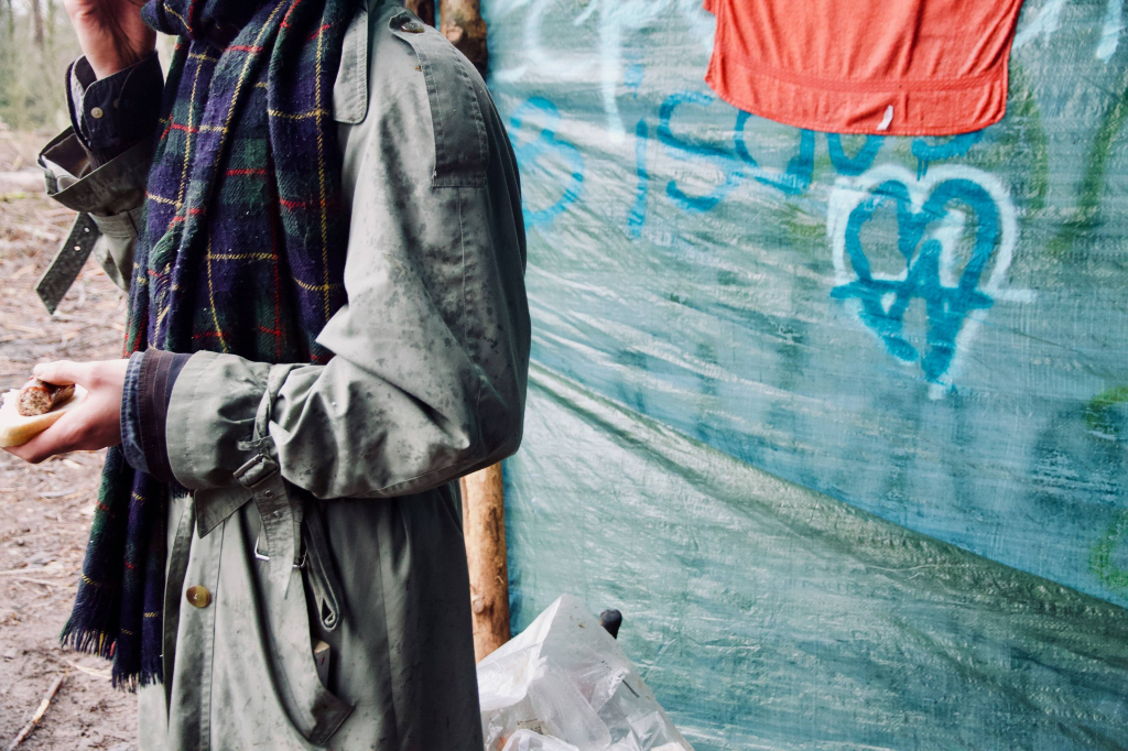 De jeunes et paisibles « maquisards », dans la tradition de la « désobéissance civile » et de la résistance non violente (Photo : Fabien Lafontaine)