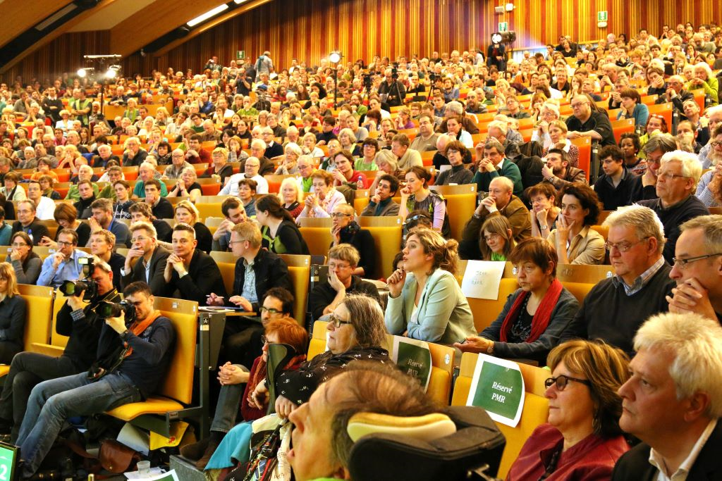 2015, mars. Ecolo en Assemblée générale.