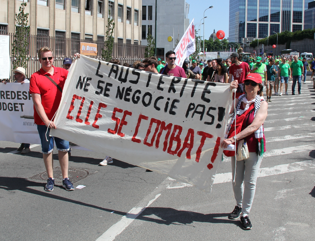 L’austérité budgétaire comme objectif en soi ne peut jamais être rassasiée. Il est donc illusoire d’espérer la négocier, il faut la combattre. Photo : Stéphane Lambertz (CSCE).