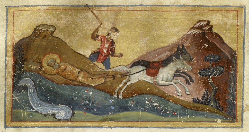 Le martyr de Saint-Zoticos. Crédit : Walters Art Museum (Domaine public)